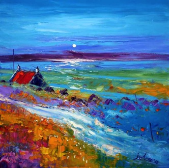 Soft Eveninglight Loch Gruinart Isle of Islay 24x24 Soft Eveninglight Loch Gruinart Isle of Islay 24x24